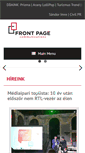 Mobile Screenshot of frontpage.hu